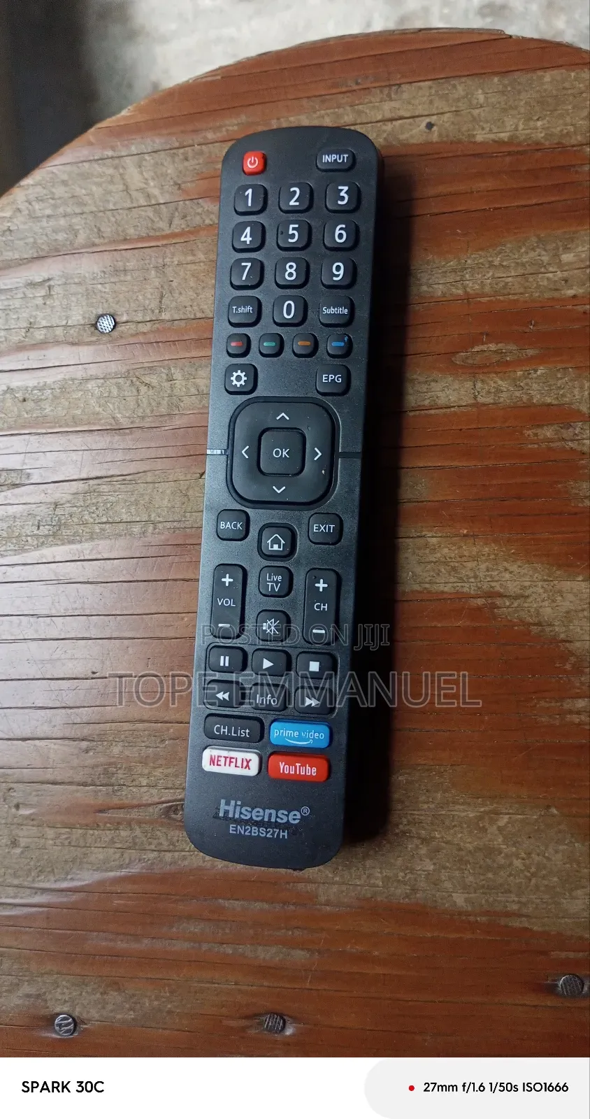 Hisense Smart Television Remote Control