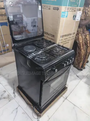 Brand New Scanfrost 60x60 Gas Cooker + Free Regulator Hose