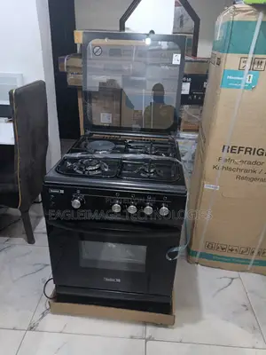 New Scanfrost Gas Cooker 60x60 With Oven Light Timer