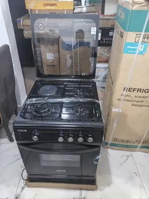 Scanfrost 60x60 4-Burner Gas Cooker + Grill – Brand New