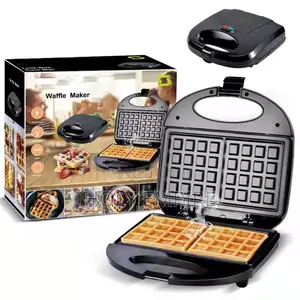 Waffle Maker With Non-Stick Coated Plates, Cool Touch Housing, Power