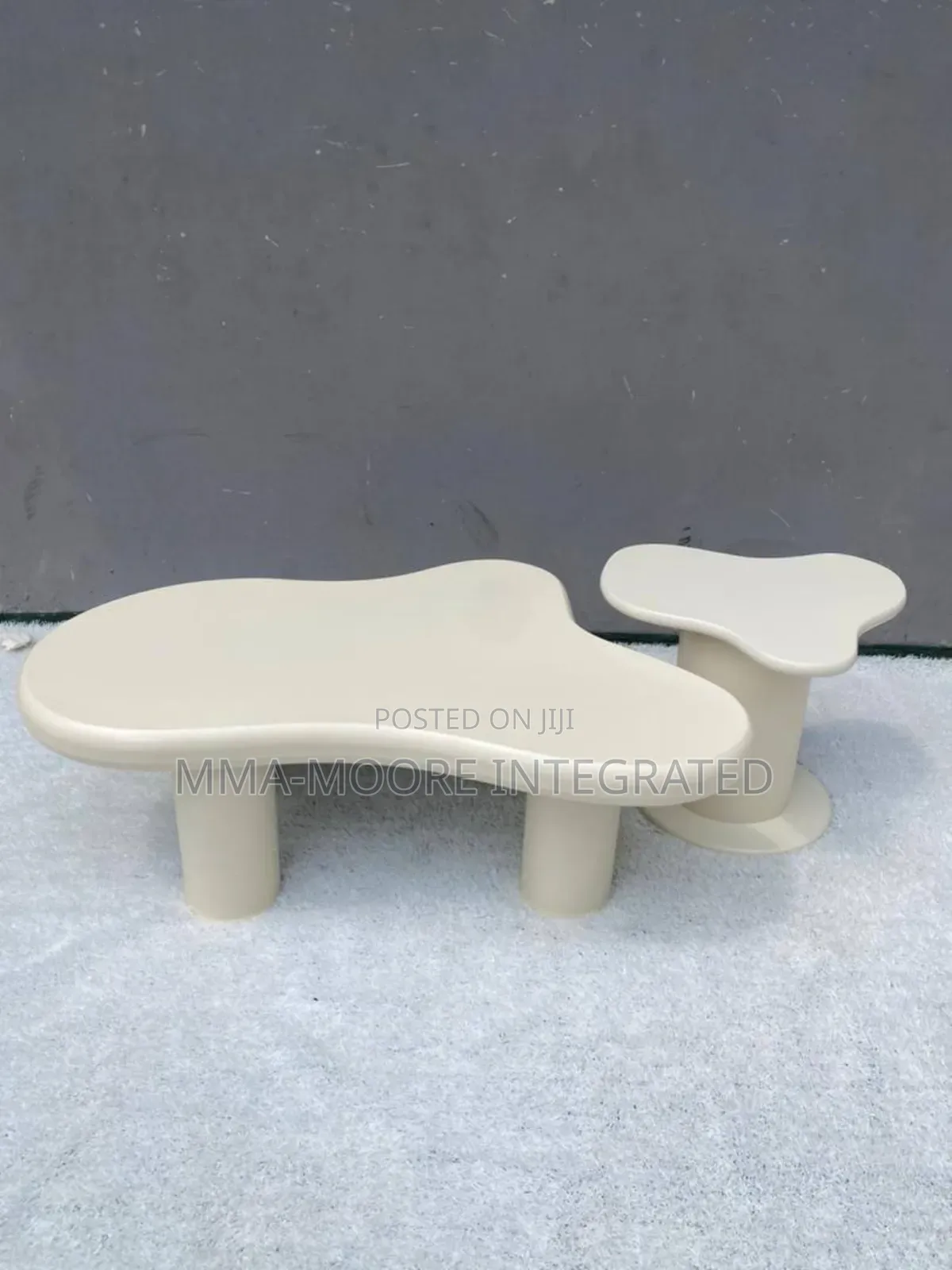 Cloud Shaped Center Table and Stool