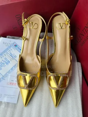 Valentino Gold Shoes for Women