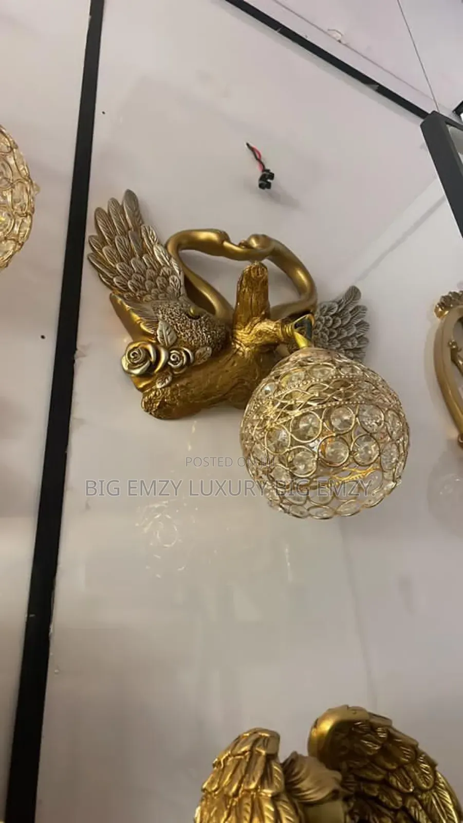 Modern Eagle Wall Lamp or Eagle Wall Sconce.