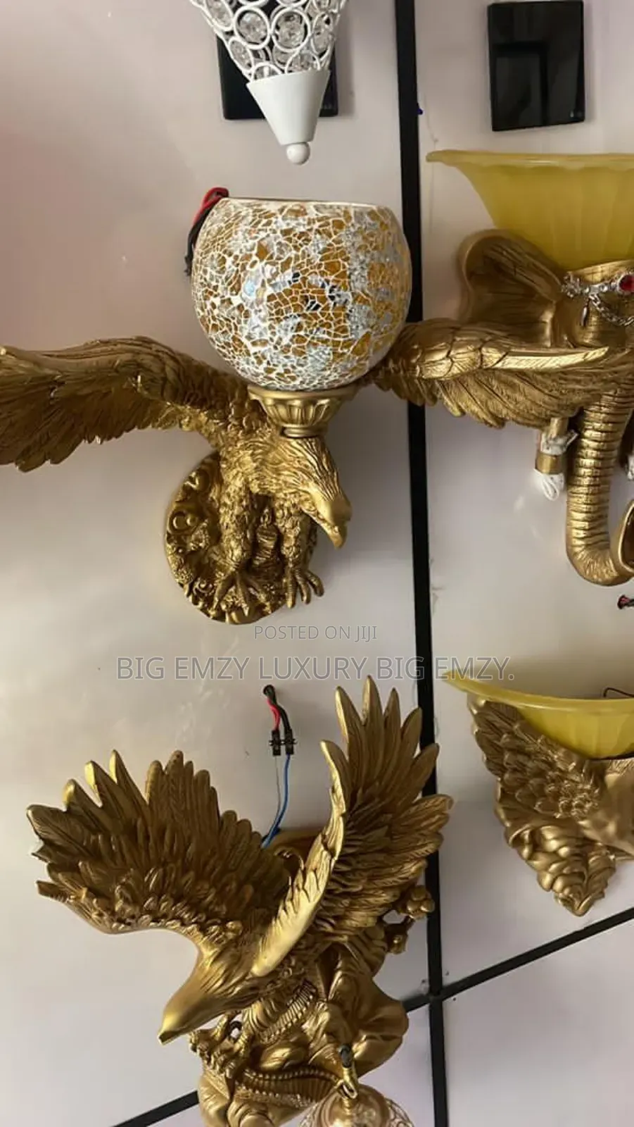Modern Eagle Wall Lamp or Eagle Wall Sconce.