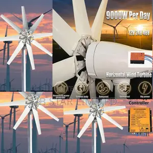 9000w Per Day, 48v Horizontal Wind Turbine That Own Your Utility