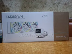 Gammax 360mm White Liquid Cooler With LCD Display