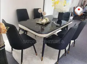 High Quality 6 Seaters Dining Table and Chairs