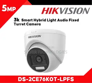 Hikvision 5mp Audio Dome Camera – Ds-2ce76k0t-lpfs (2.8mm)
