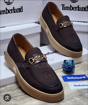 Luxury Black Loafers With Signature Timberland