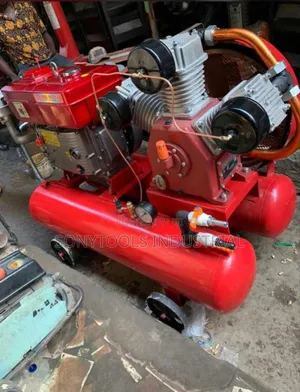 3 Cylinder Compressor Double Tank