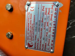Blasting Machine 700 Bar