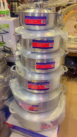 6pic Aluminum Cooking Pot With Spoon