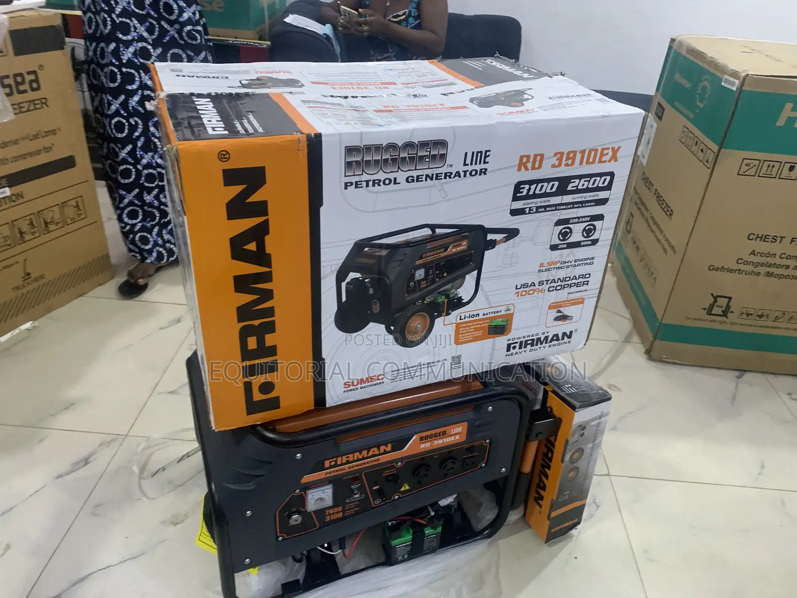 Firman 3910ex Portable Generator – Durable User-Friendly