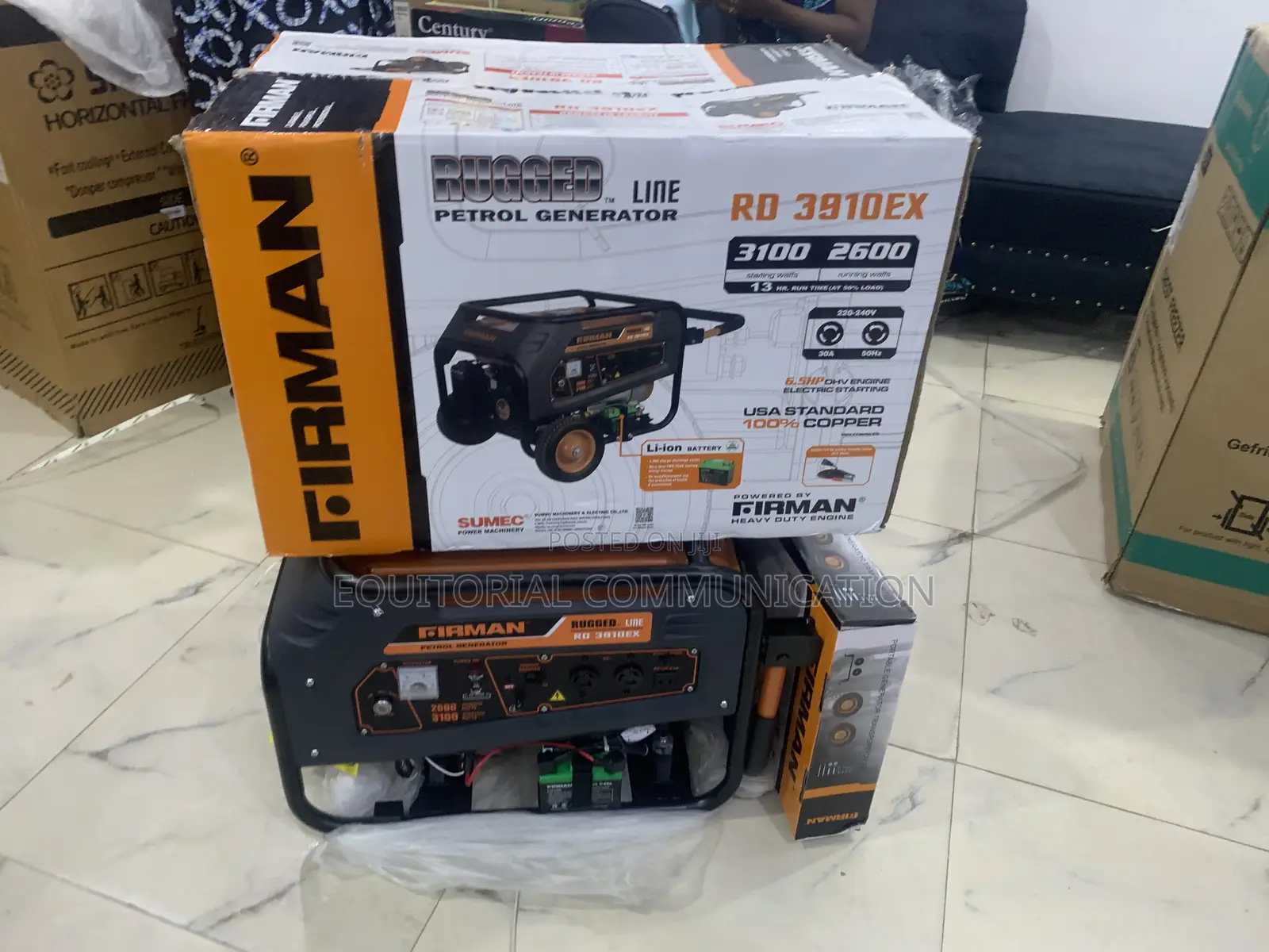 Firman 3910ex Portable Generator – Durable User-Friendly