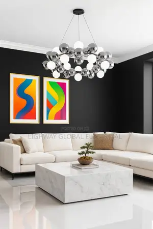 Nordic Glass Bubble Chandelier