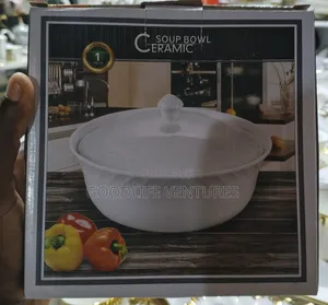 Quality Ceramic Soup Bowl With Cover