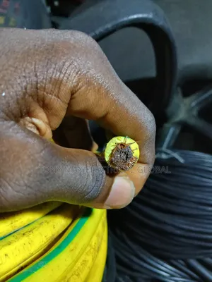 35mm Single Flexible Cable Green And Yellow