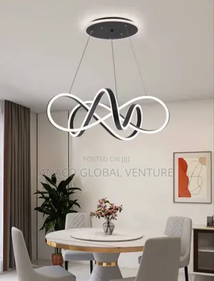Black Body Led Pendant Light 3 Colour's Light