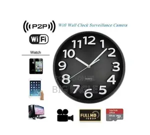 Wireless Camera Live Stream Video Smart Wall Clock