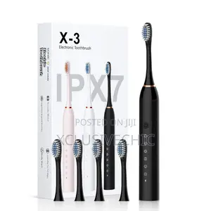 Electric Toothbrush With Extra 3 Heads