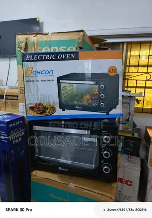 Boscon 45l Electric Oven Temperature Control Model