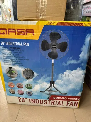 Qasa Industrial Standing Fan 20"