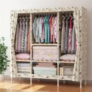 Wooden Mobile Wardrobe