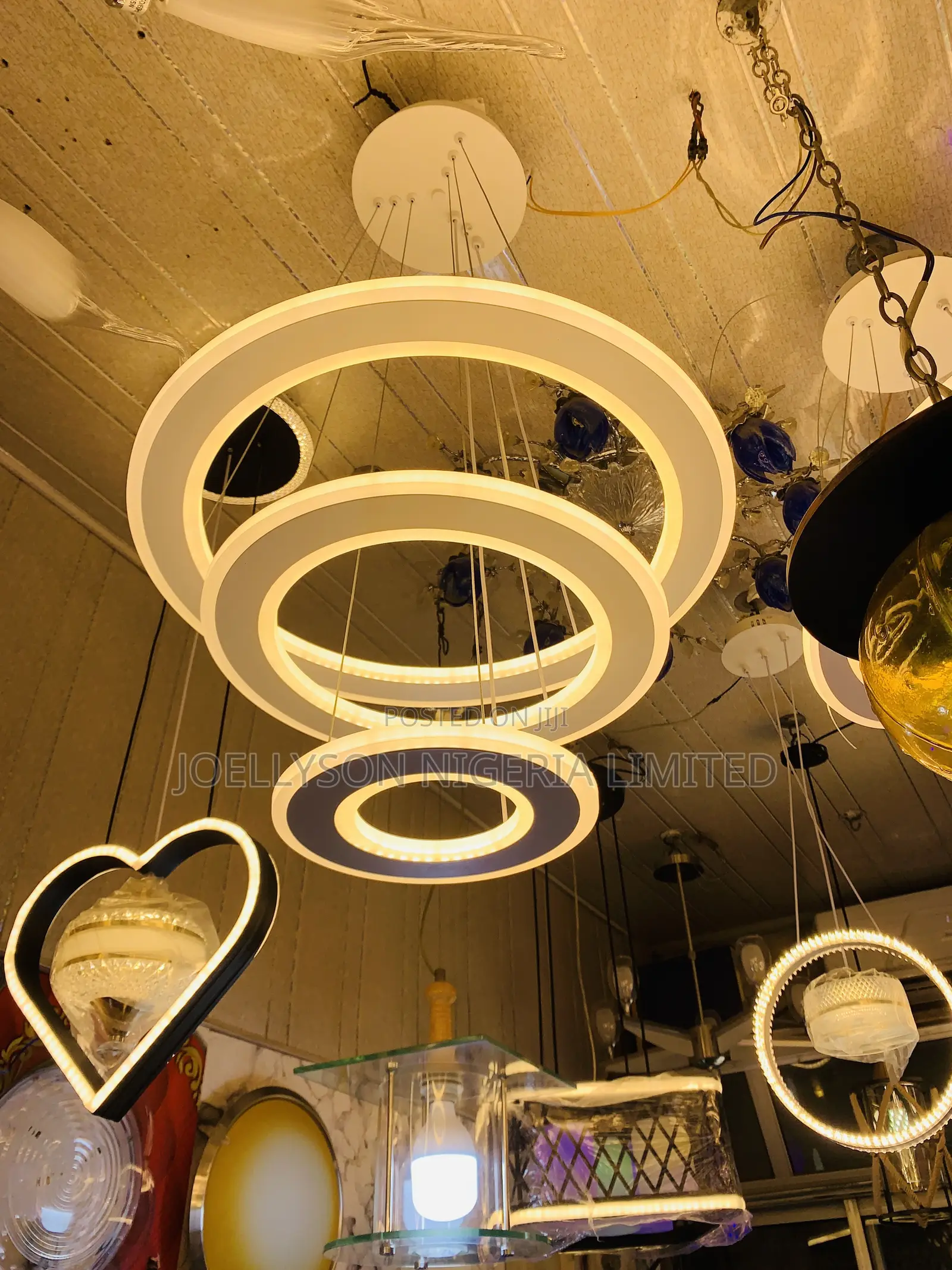 3 Rings Led Chandelier