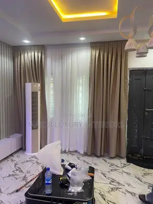 Double Box Pleated Curtains With Original Turkey Inner Material/ Track
