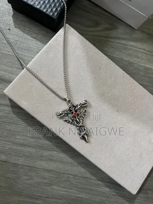 Stainless Steel Y2k Punk Red Dragon Vintage Necklace