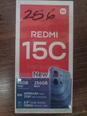 New Xiaomi Redmi 15C 4G 256 GB