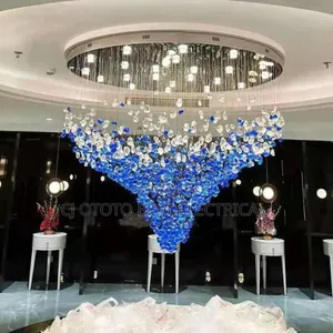 Not Your Regular, Crystal Rain Drop Chandelier Light