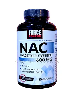 Force Factor Nac 600mg Antioxidant, Lung Immune Support–200 Capsules