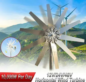 Break Free From Power Dependence Get 10,000w Per Day Wind Turbine