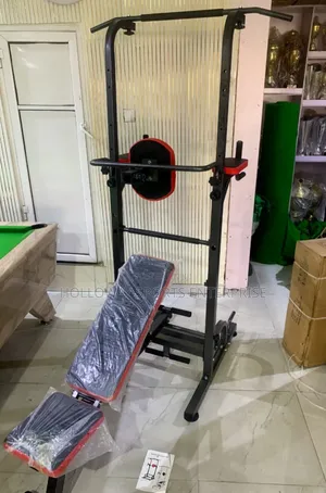 Power Tower With Sit Up Bench
