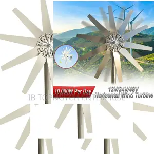 Experience the Consistent Reliable 10,000w Per Day Wind Turbine System