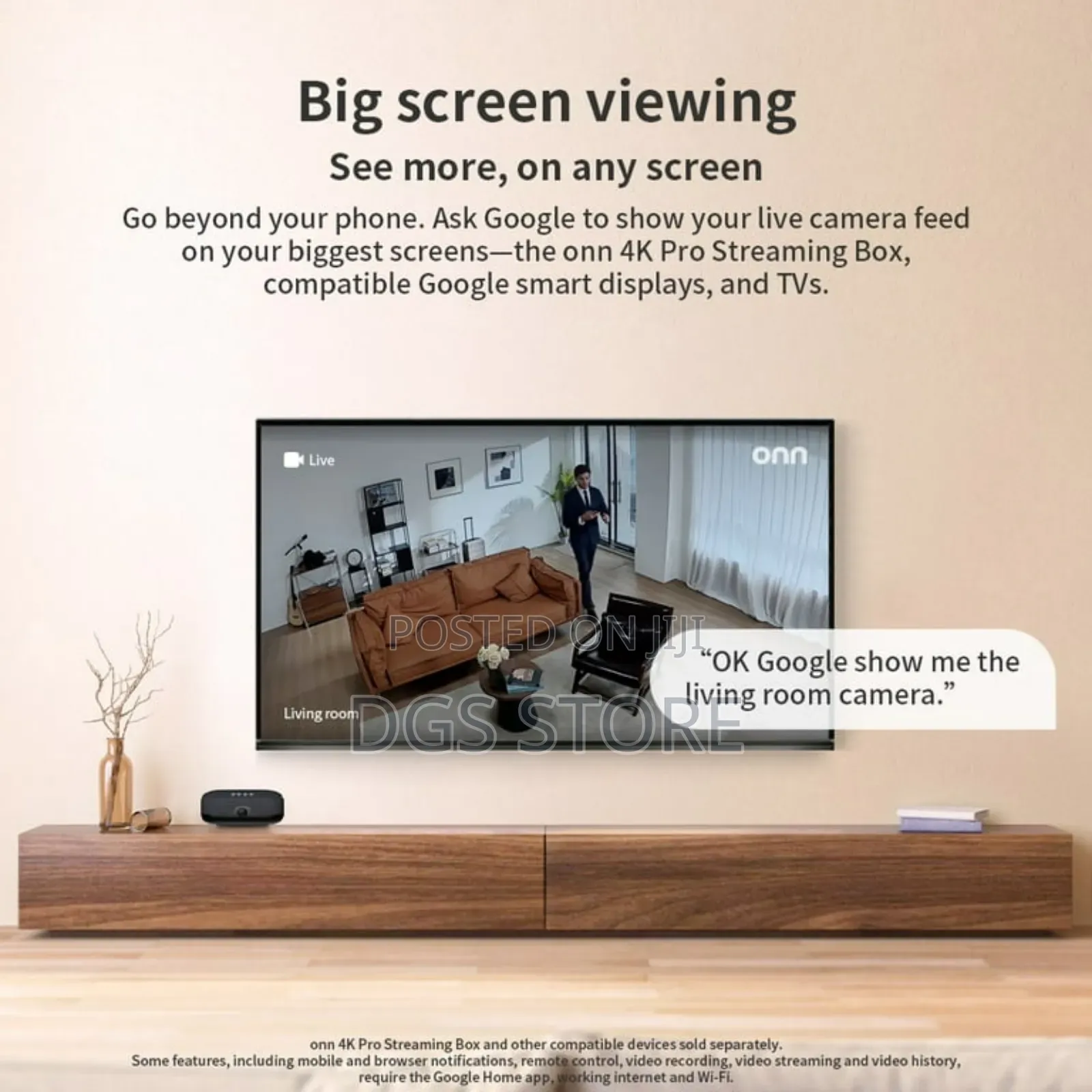Onn Indoor Wired Camera