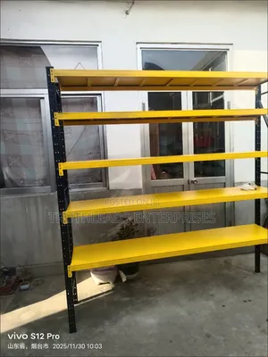 Black and Yellow Color Rack