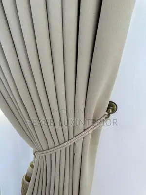 High Quality Turkish Cream Beige Curtain