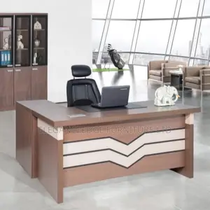 1.6 Meter Executive Office Table With Extension and Side Drawer