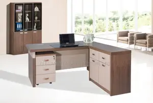 1.6 Meter Executive Office Table With Extension and Side Drawer