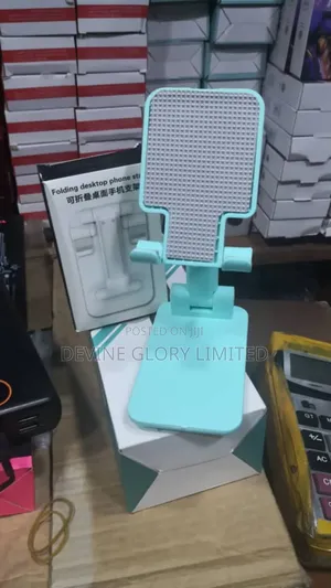 Foldable Adjustable Desktop Phone Stand – Portable Universal