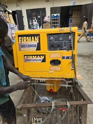 《》Heavy Duty Firman Diesel Soundproof Gen Model Sdg12000se 10.5kva