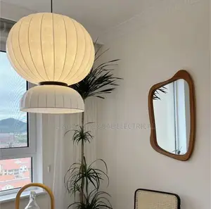 Nordic Minimalist Silk Led Chandelier