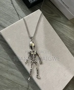 Vintage Men Titanium Steel 90's 2000s Streetwear Gothic Necklace