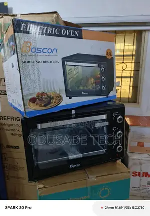 Boscon 45l Electric Oven – Easy-clean Interior