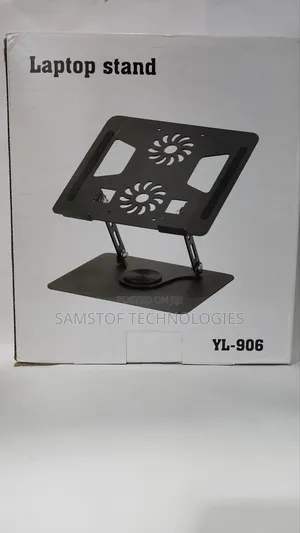 Laptop Stand With Built-in Cooling Fan
