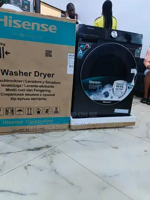 Wm 5s1245bb-Wd Hisense System Featuring 8kg Drying