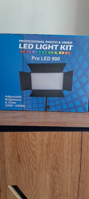 Led Light Kit Professional Photo and Kit Varicolor Pro Led 800.